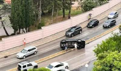 Nezgoda u Bečićima (Foto: RTV Budva)