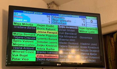 Rezultat glasanja