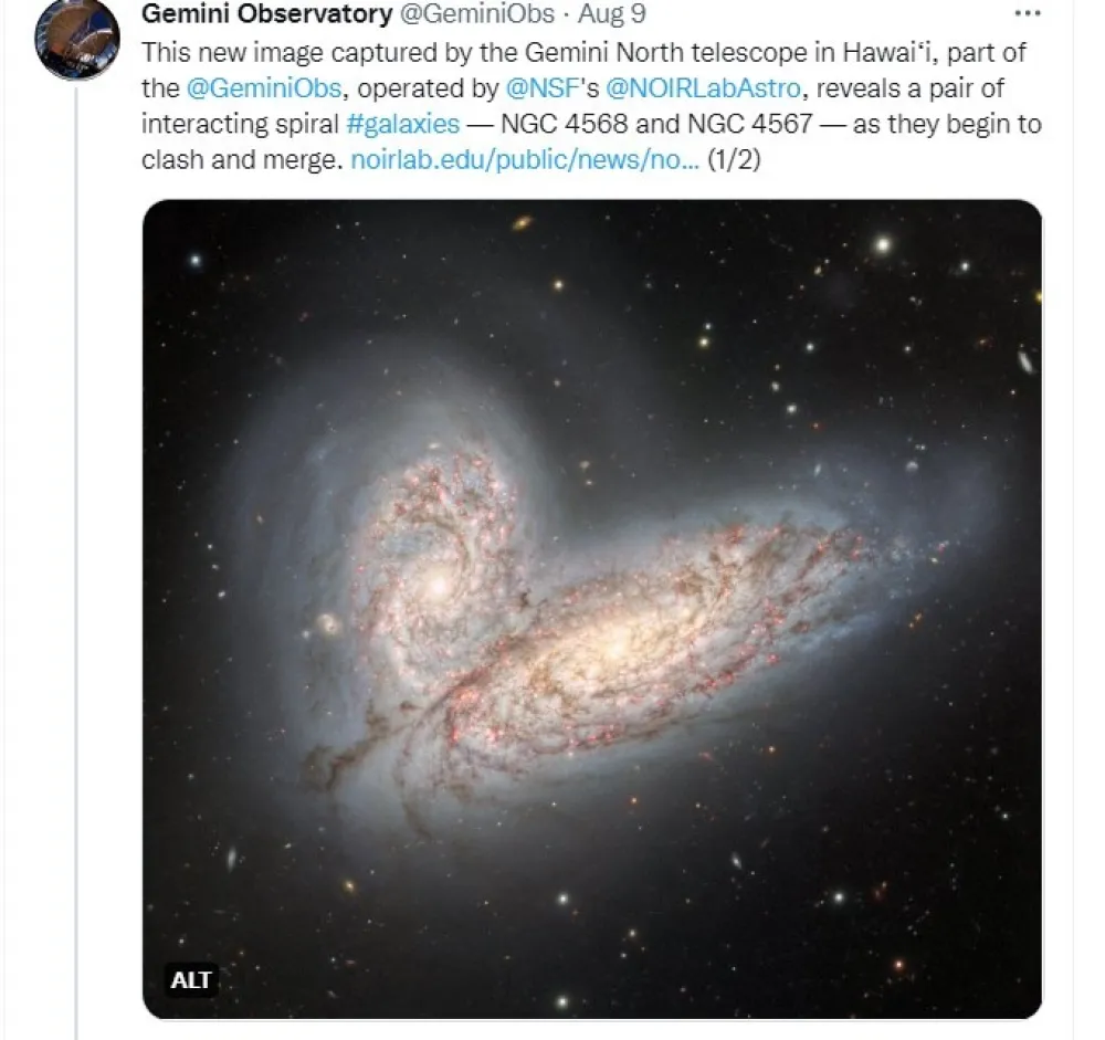 foto: Gemini Observatory twitter
