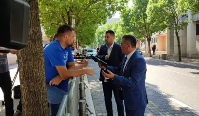Predstavnici Željezaraca i Marko Kovačević