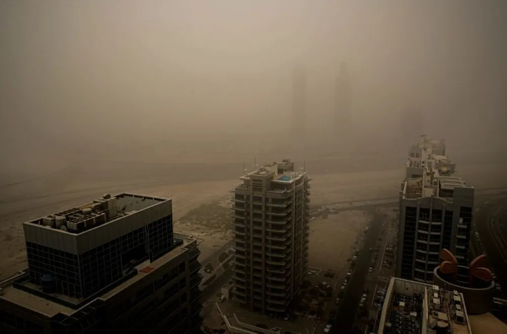 Dubai, pje&scaron;čana oluja