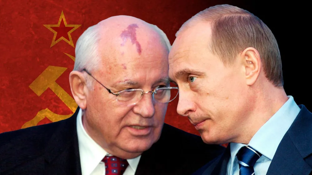 Gorbačov i Putin 