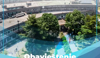 KCCG: Apel građanima, vozilo Hitne pomoći ne može da priđe Urgentnom centru