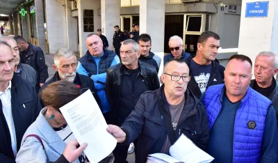 Radnici Boksita protest