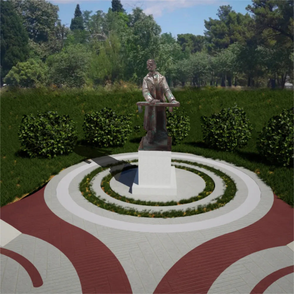 Idejna rje&scaron;enja za dva spomenika: Blažo Јovanović u bronzi, knjazu Danilu obelisk