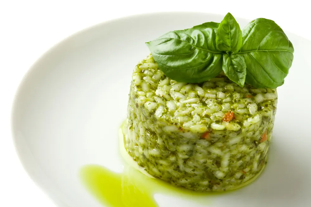 Zeleni rižoto sa parmezanom