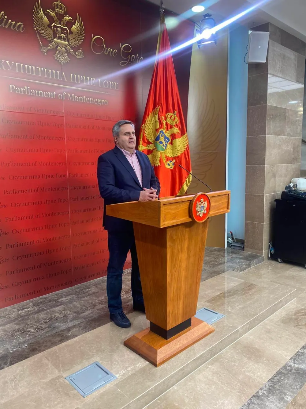 Slaven Radunović nakon sastanka