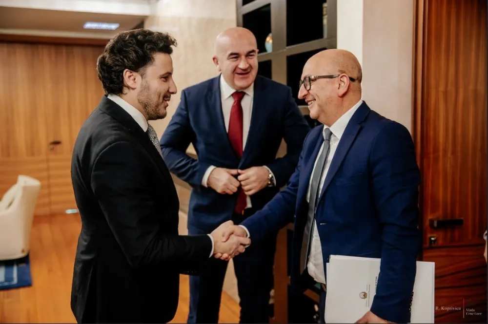 Dritan Abazović, Vladimir Joković i Ljupče Nikolovski