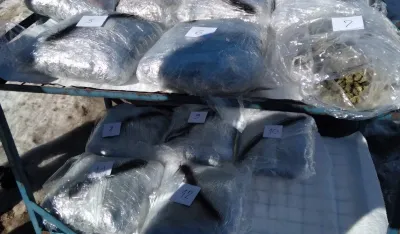 foto: uprava policije 13 kg marihuane