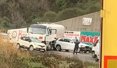 Udes na putu Cetinje - Budva: Nema povrijeđenih