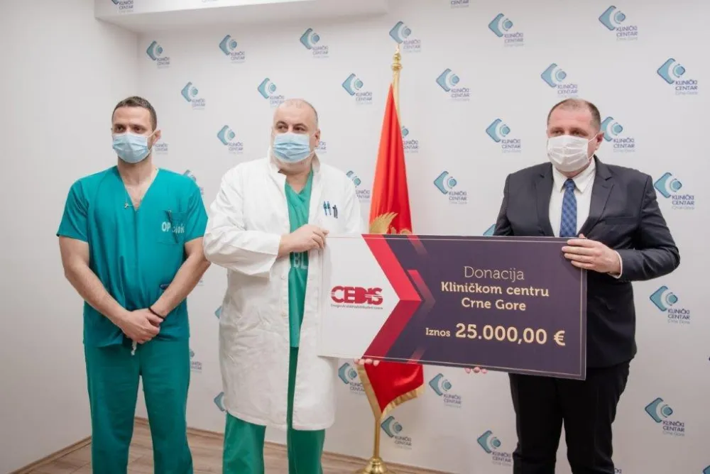Cedis donacija KCCg