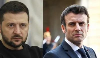 Zelenski i Makron