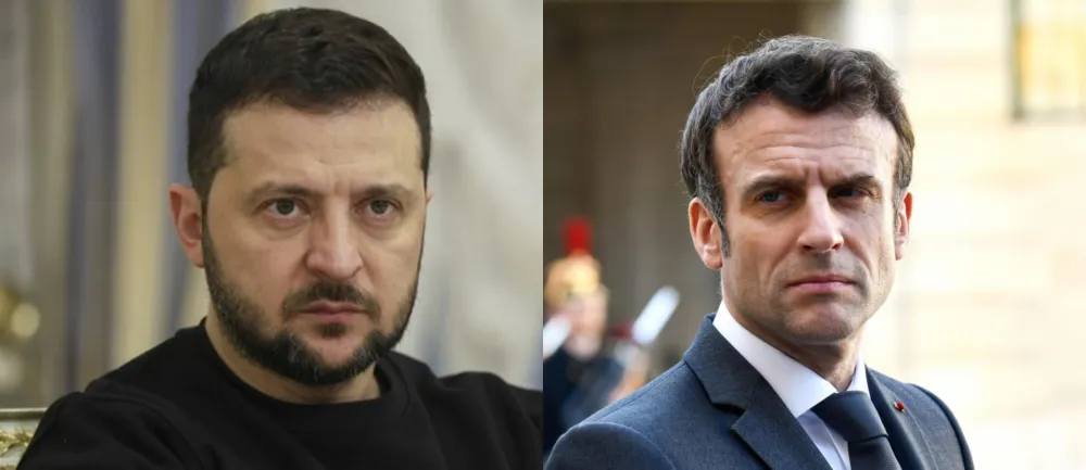 Zelenski i Makron