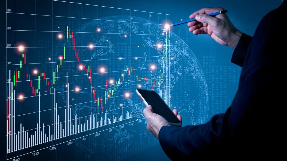 ekonomski rast, rast indeksa, berza<br>Ilustracija