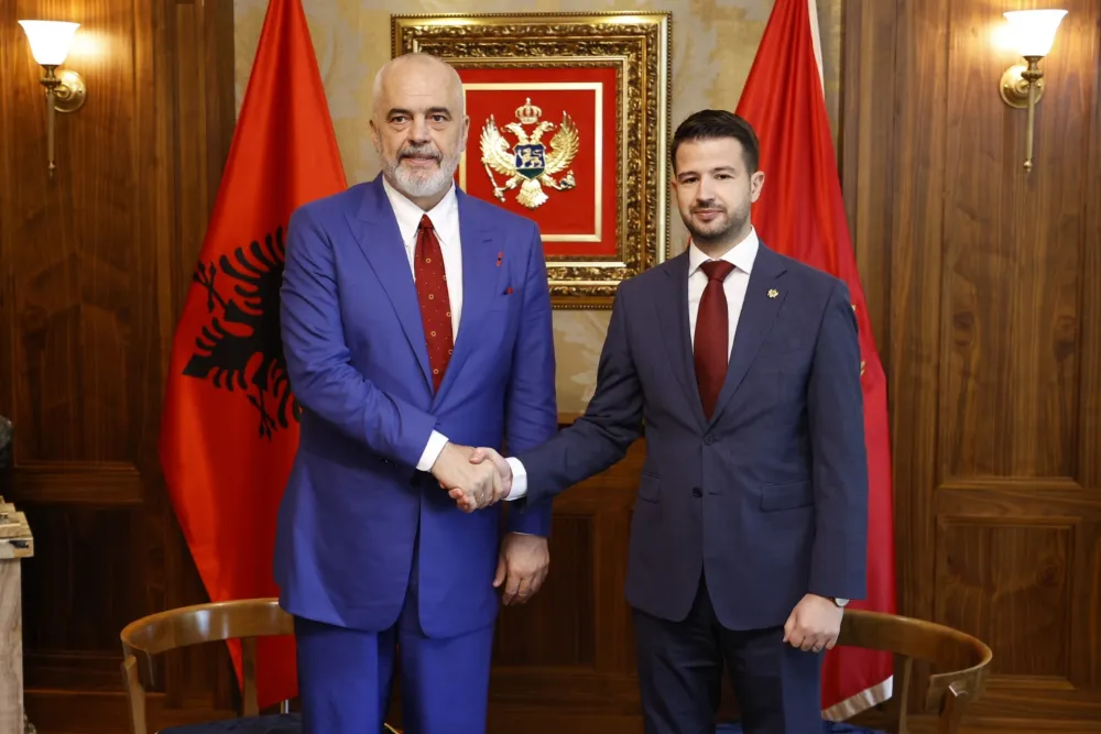 (VIDEO) Milatović i Rama: Dobrosusjedska saradnja jedan od spoljnopolitičkih prioriteta