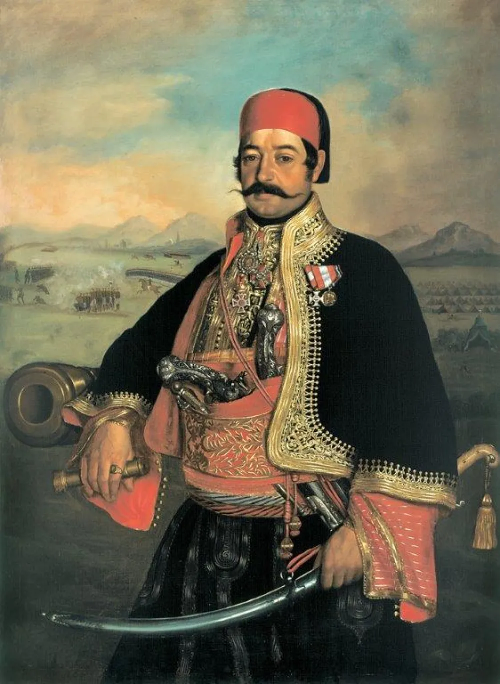 Стеван Петровић Книћанин, слика Уроша Кнежевића (ФОТО: ВИКИПЕДИЈА)