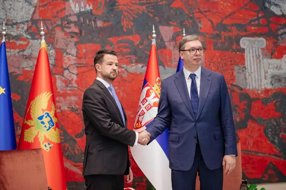Jakov Milatović i Aleksandar Vučić