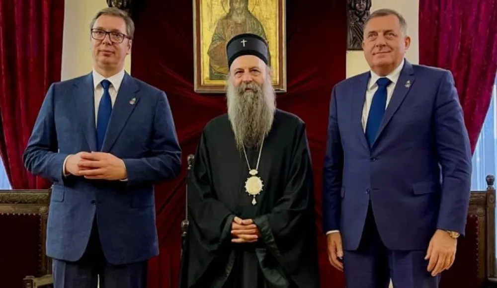 Vučić, patrijarh Porfirije i Dodik: Obilježavanje Dana sjećanja na stradale i prognane u "Oluji" u Prijedoru 4. avgusta