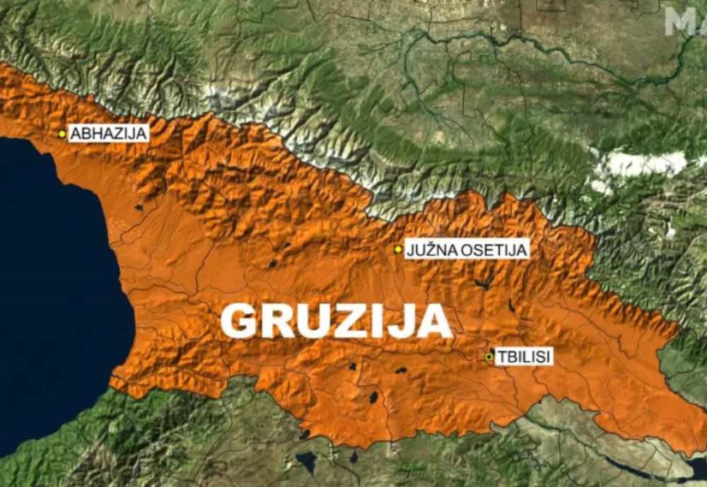 Mapa gruzija