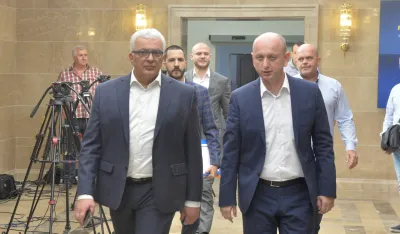 Sastanak lidera partija oko nove vlade, sastanak nove parlamentarne vecine, Andrija Mandic, Milan Knezevic