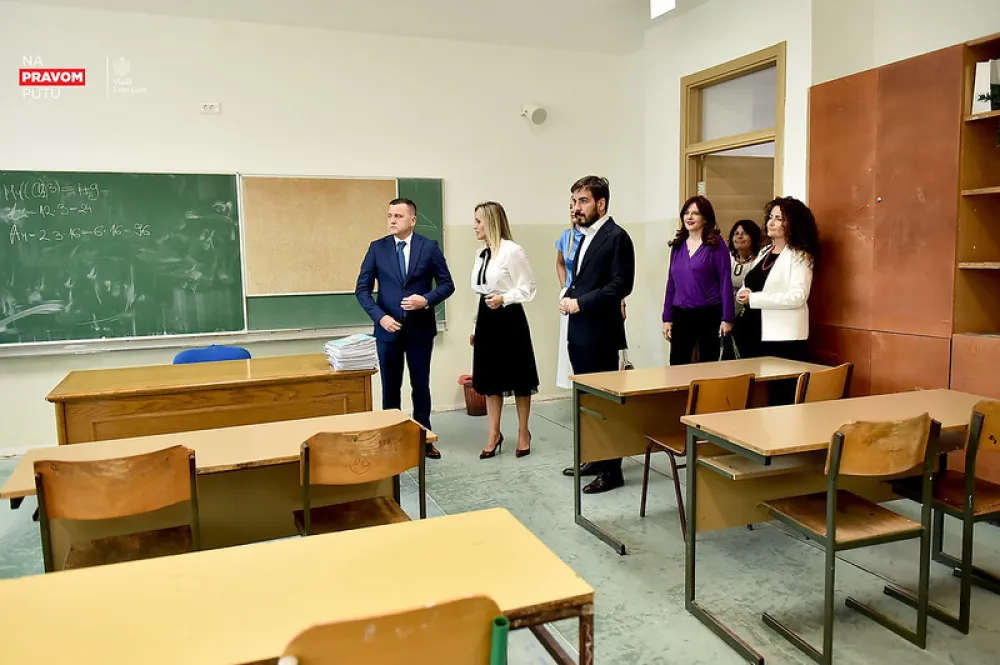 Vojinović u posjeti O&Scaron; Njego&scaron; u Kotoru