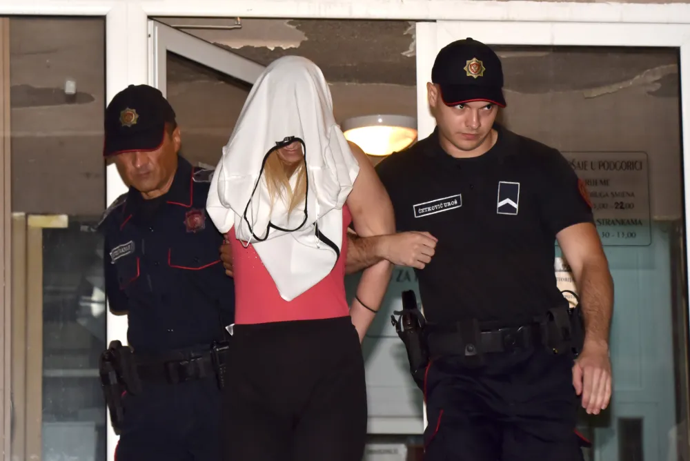 Katarina Bacovic, privodjenje, policija, policija privodjenje, pritvor