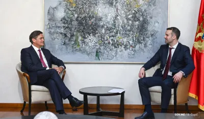 Milojko Spajić sa&nbsp;Kristoferom &Scaron;eldonom<br>