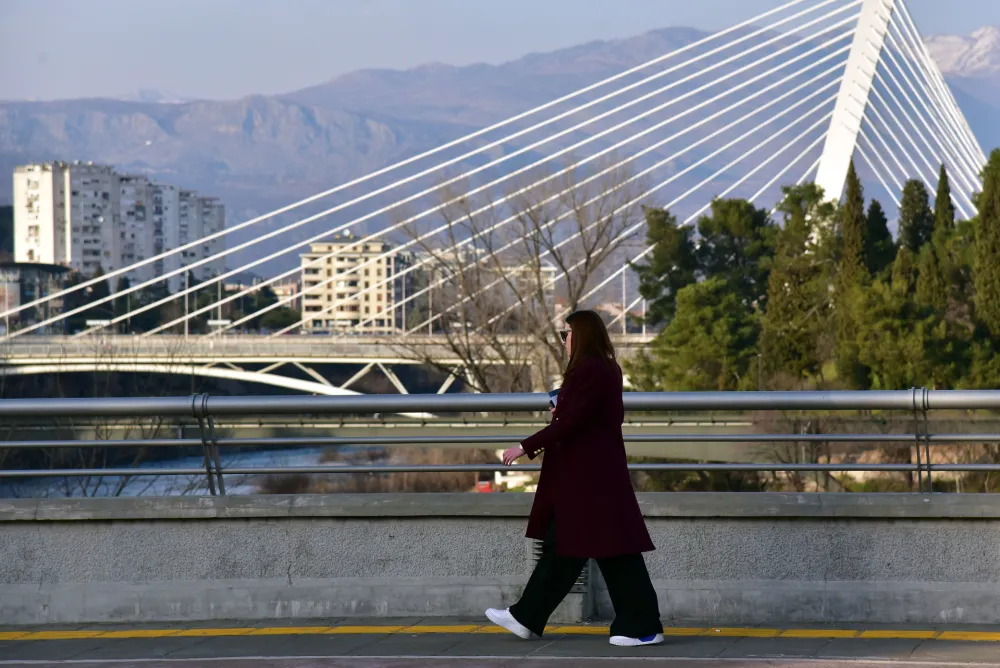 Podgorica 2023, Podgorica, Blazov most, Viseci most, Ruski most, Milenijum