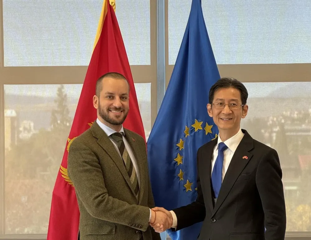 Janko Odović sa ambasadorom Kine Fan Kunom