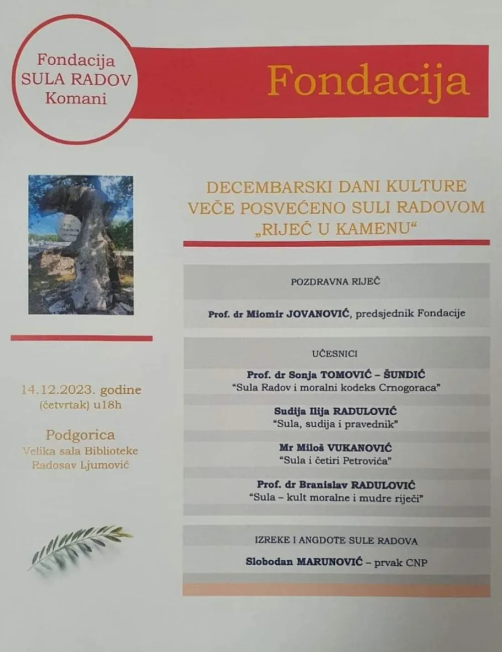 Riјeč u kamenu