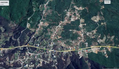 Траса булевара пролази кроз насељена мјеста