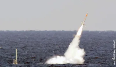Ilustracija<br>rakete "tomahavk"