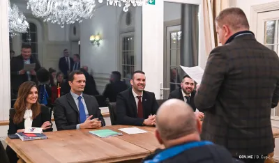 Spajić sa dijasporom u Briselu