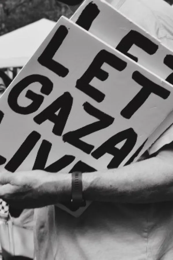 FOTO: Unsplash - Amir Hanna<br>Palestina. Gaza, ilustracija