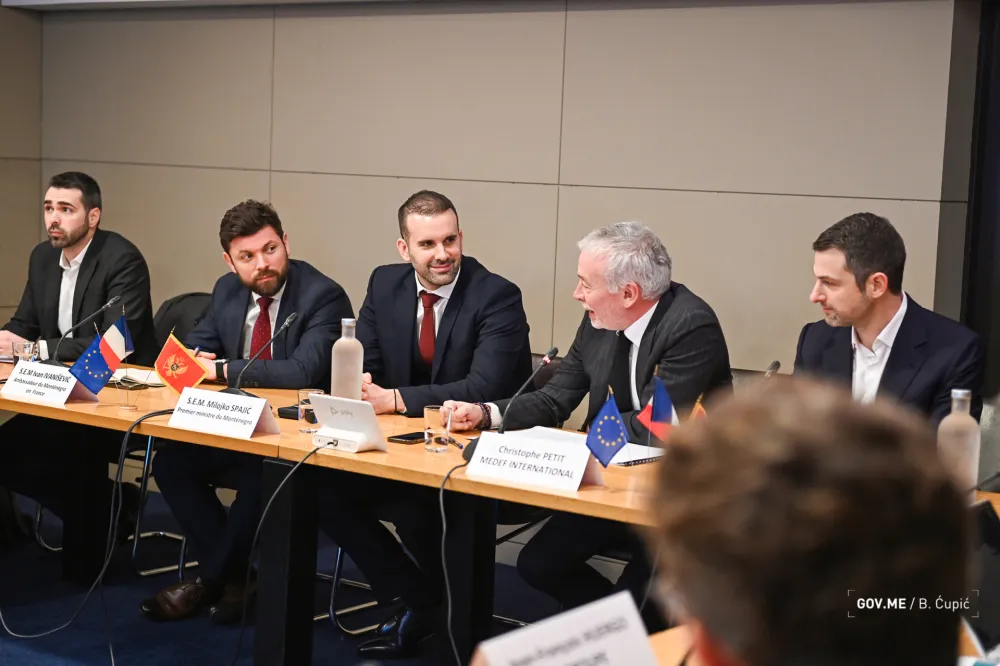 Spajić sa predstavnicima MEDEF-a: