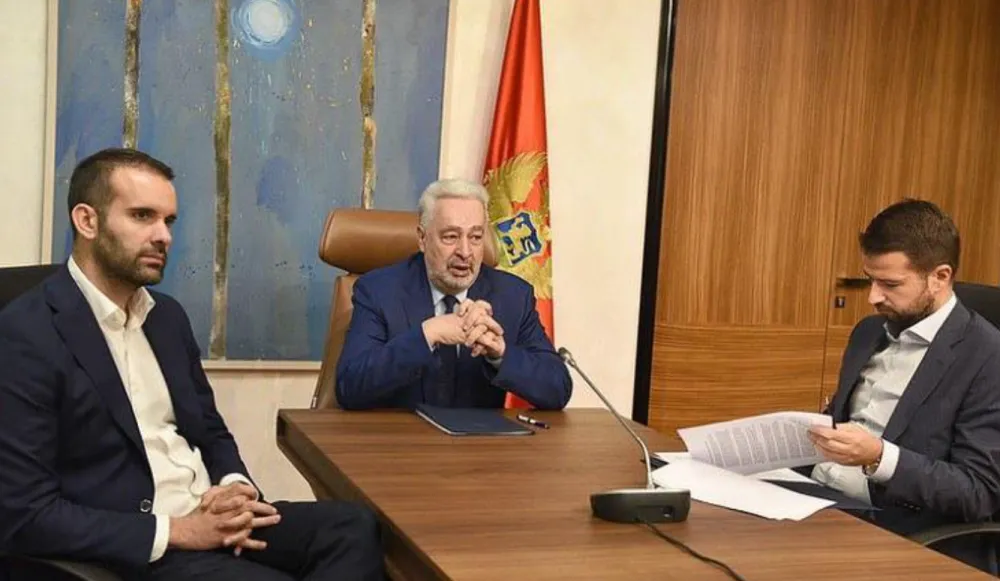 Spajić, Krivokapić i Milatović