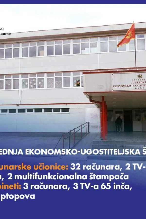 Računarska oprema za jo&scaron; devet &scaron;kola u nik&scaron;ićkoj op&scaron;tini