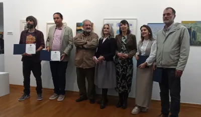 (FOTO) Otvorena 79. Tradicionalna izložba ULUCG, nagrada "Milinović, Stijović, Lubarda" pripala Đuroviću, &Scaron;ekularcu i Petričeviću