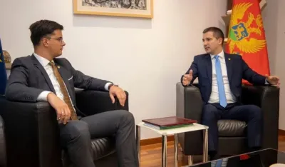 Bečić i &Scaron;aranović u zvaničnoj posjeti Briselu