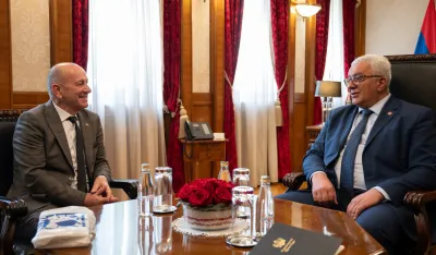 Mandić ugostio potpredsjednikom Savjeta za dijasporu Vlade Crne Gore