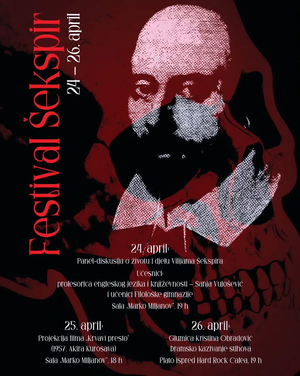 Počinje festival "&Scaron;ekspir"
