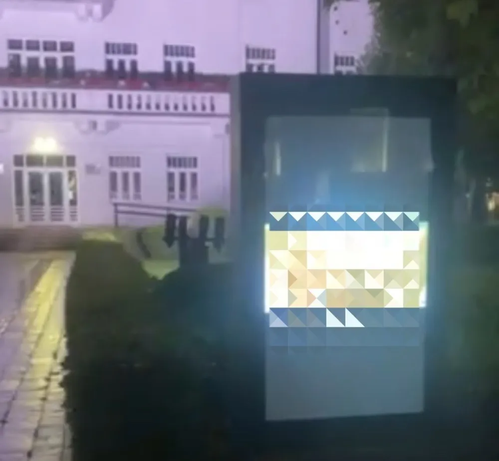 Displej u centru grada