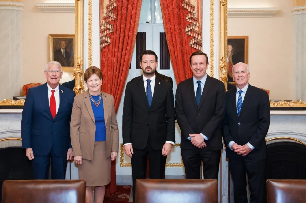 (FOTO) Milatović sa senatorima: SAD zahvalne Crnoj Gori na pomoći Ukrajini