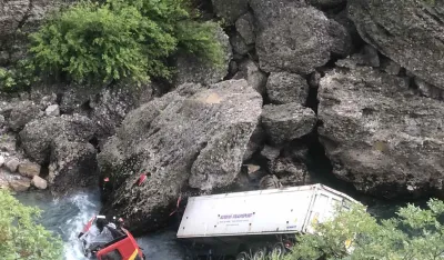 Kamion sletio s puta u Dromiri