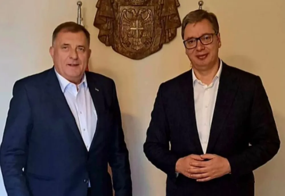 Vučić sa Dodikom: Jedinstvo srpskog naroda biće potvrđeno na Saboru 8. juna