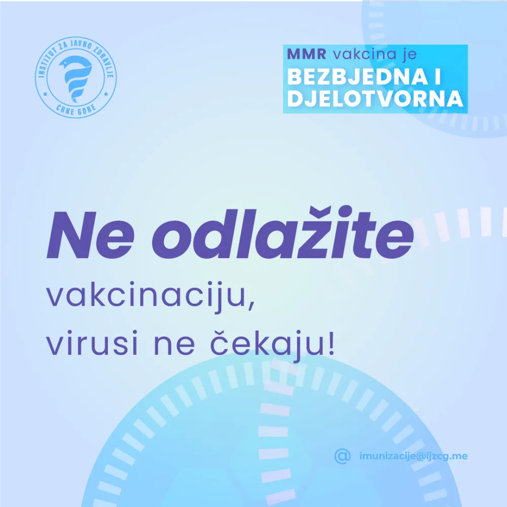 IJZ: Registrovan &scaron;esti slučaj obolijevanja od morbila u Crnoj Gori