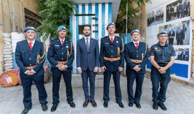 Milatović obi&scaron;ao Zelenu liniju i razgovarao sa pet crnogorskih policijskih službenika na Kipru