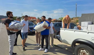Humanitarna akcija za porodice cije su kuce izgorele u pozaru
