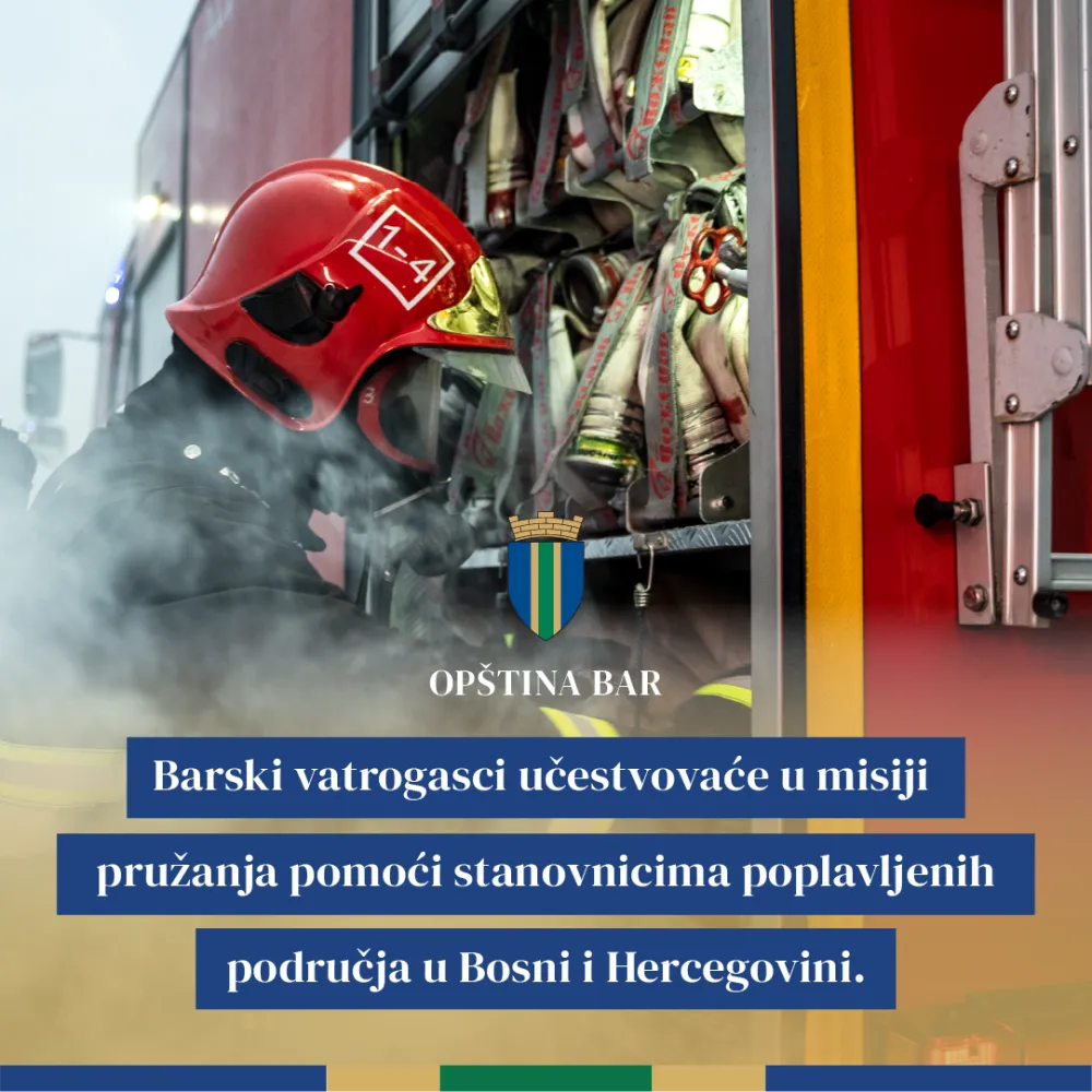 Barski vatrogasci učestvovaće u misiji pružanja pomoći stanovnicima poplavljenih područja u BiH