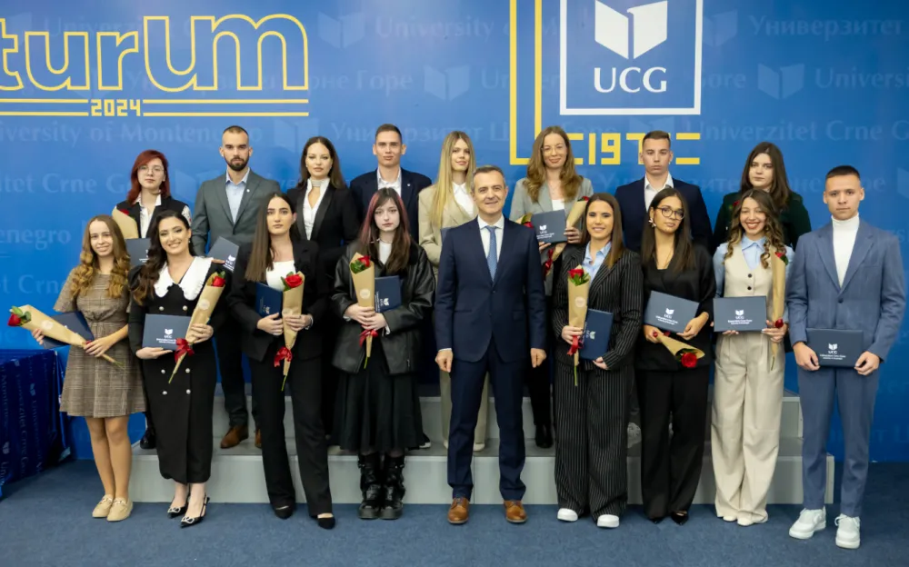 Rektor Božović najboljim studentima: Sanjajte i radite zajedno